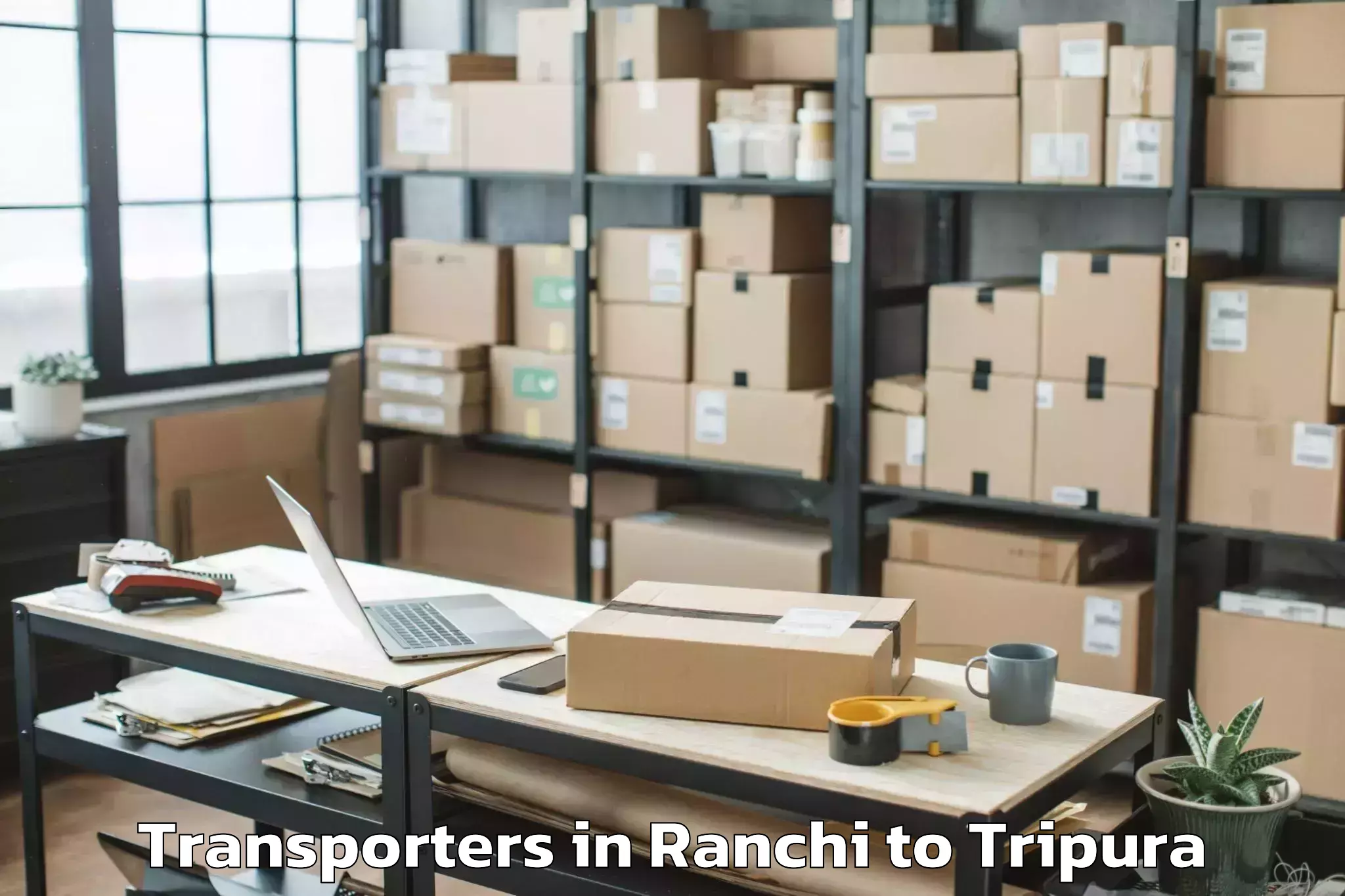 Easy Ranchi to Khowai Transporters Booking